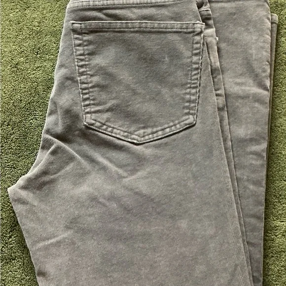 J. Crew Vintage Slim Straight Gray Corduroy Pants Sz 26P - Picture 15 of 16